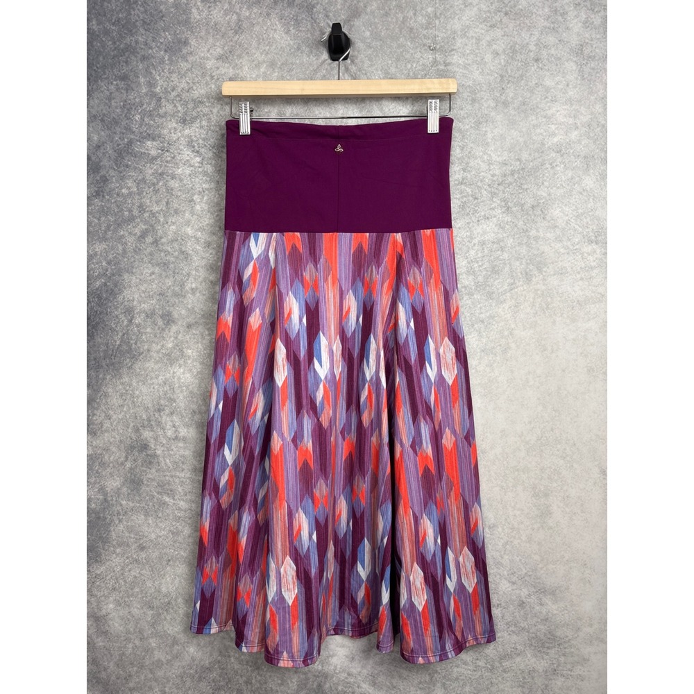 Prana Solana Convertible Purple Halter Bandeau Empire Waist Midi Dress Sz Medium - Picture 10 of 11